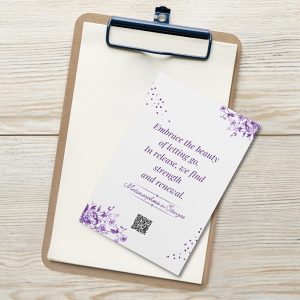 Embrace The Beauty Of Letting Go Postcard